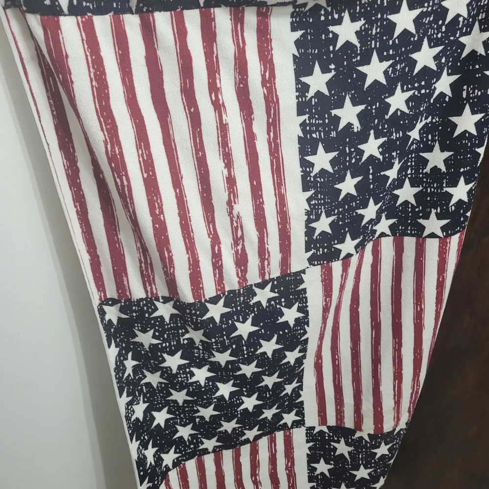 Maurices American Flag Beach Bag/backpack.th